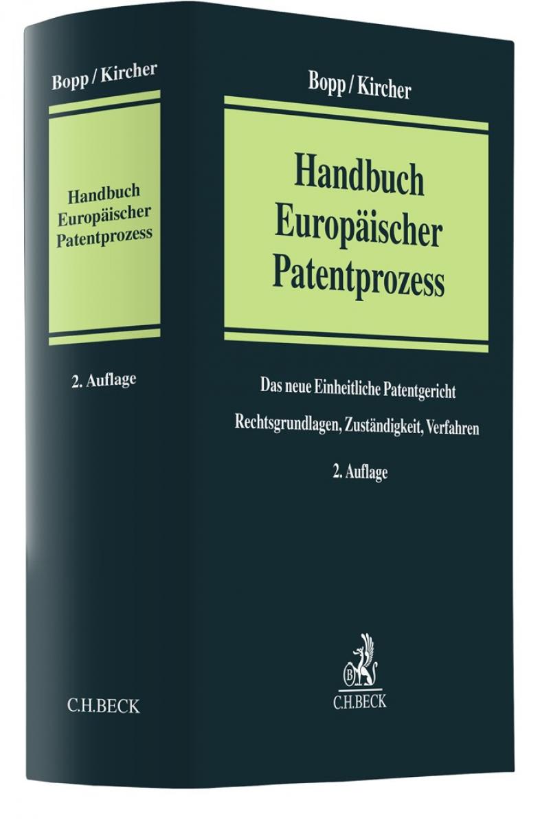 Handbuch Europäischer Patentprozess | Bopp