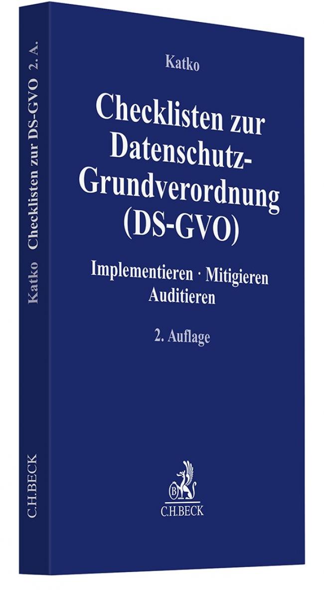 Checklisten zur Datenschutz-Grundverordnung (DS-GVO) | Katko