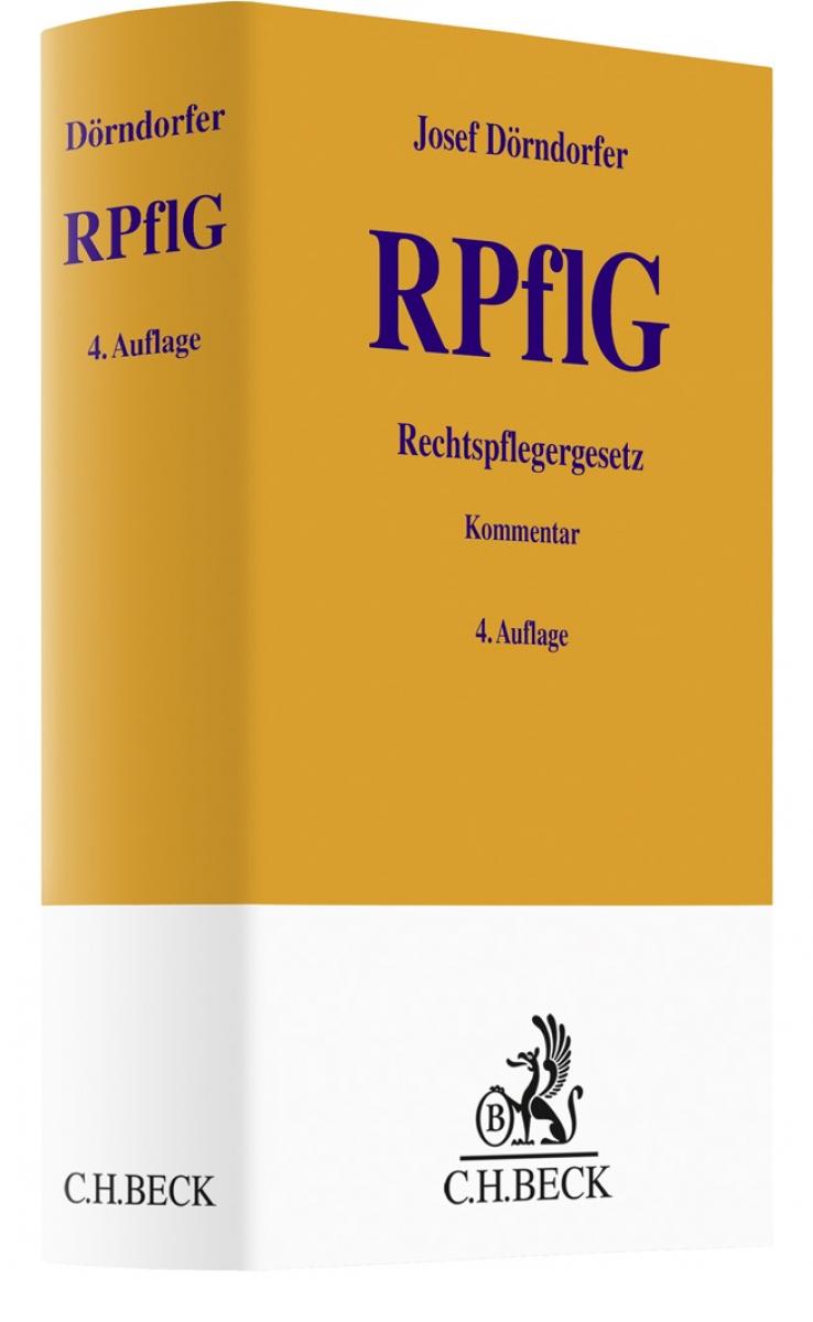 Rechtspflegergesetz: RPflG | Dörndorfer