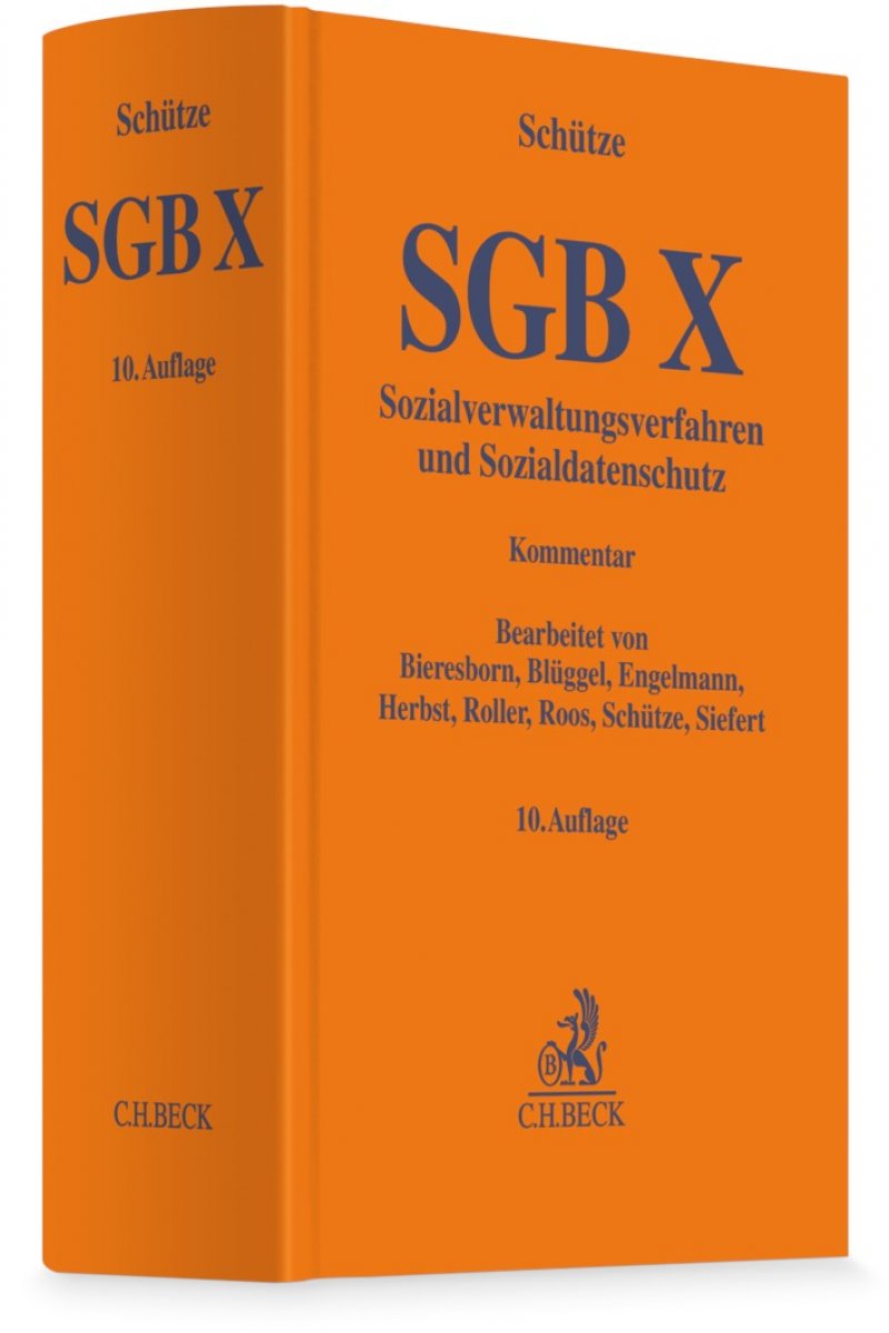 SGB X • Sozialverwaltungsverfahren und Sozialdatenschutz | Schütze