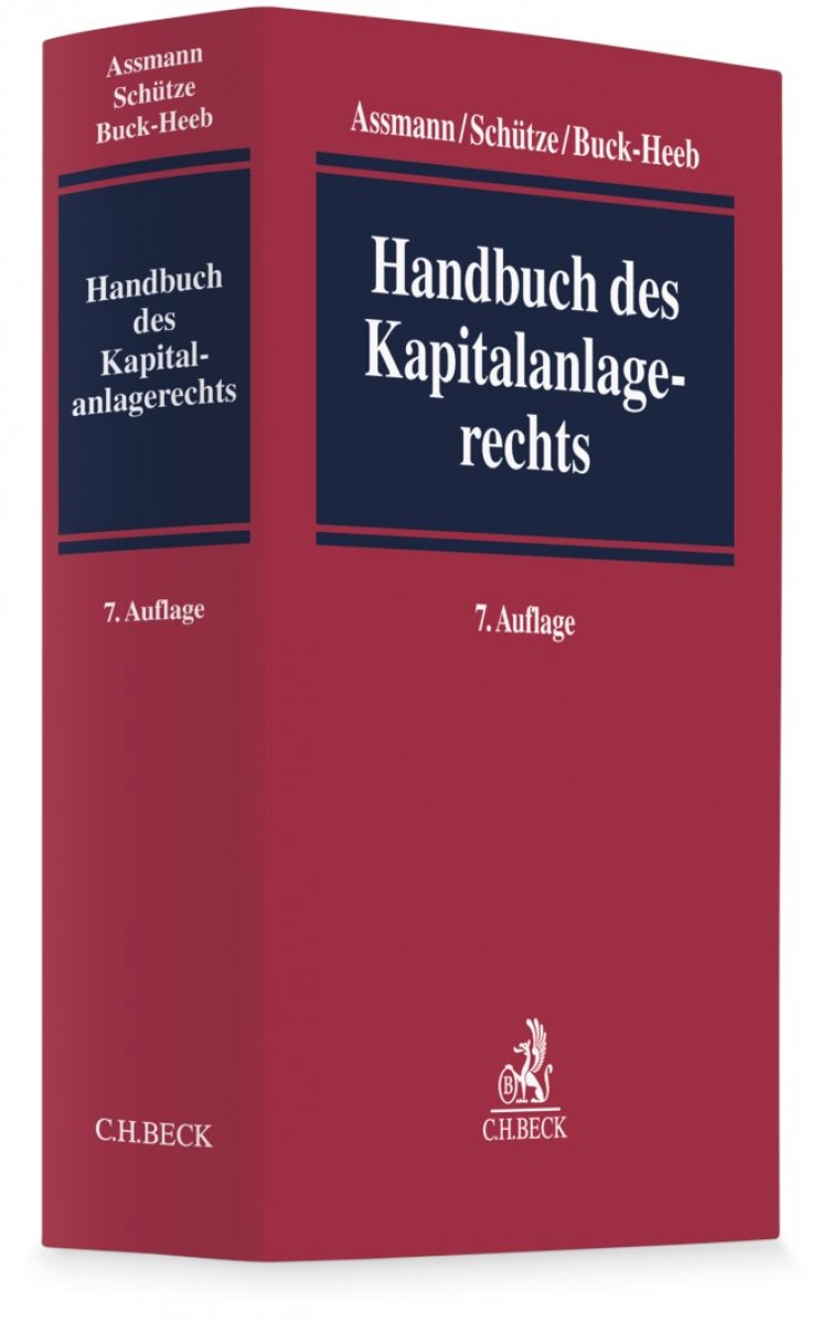Handbuch des Kapitalanlagerechts | Assmann