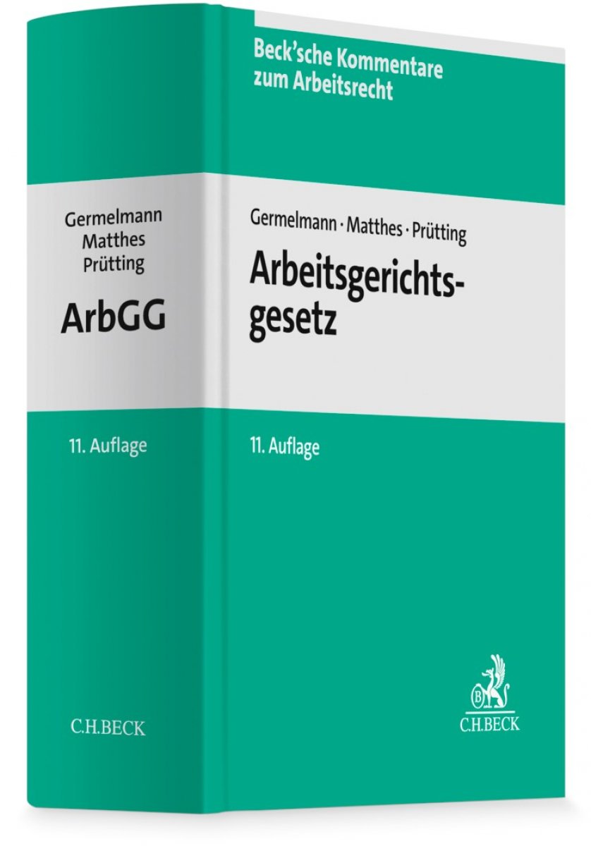 Arbeitsgerichtsgesetz: ArbGG | Germelmann