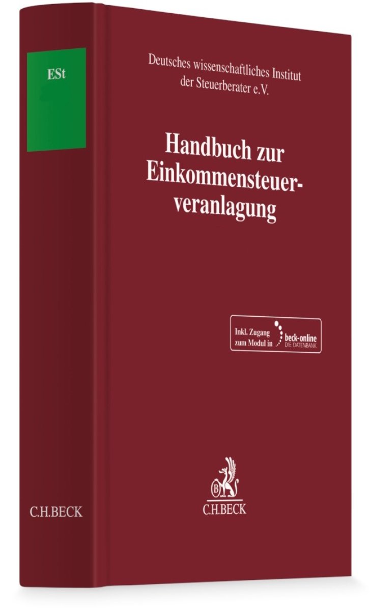 Handbuch zur Einkommensteuerveranlagung 2026: ESt 2026 | Deutsches wissenschaftliches Institut der Steuerberater e.V.