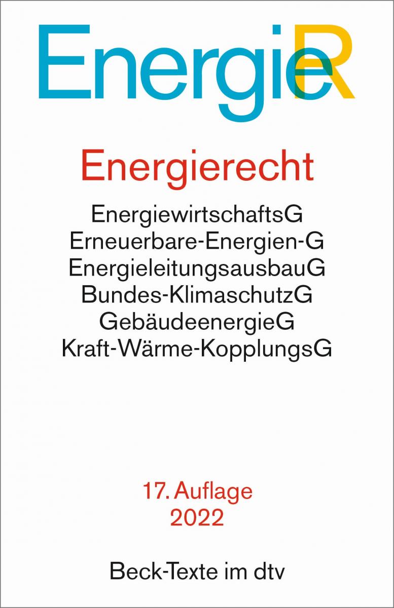 Energierecht: EnergieR | dtv Textausgabe