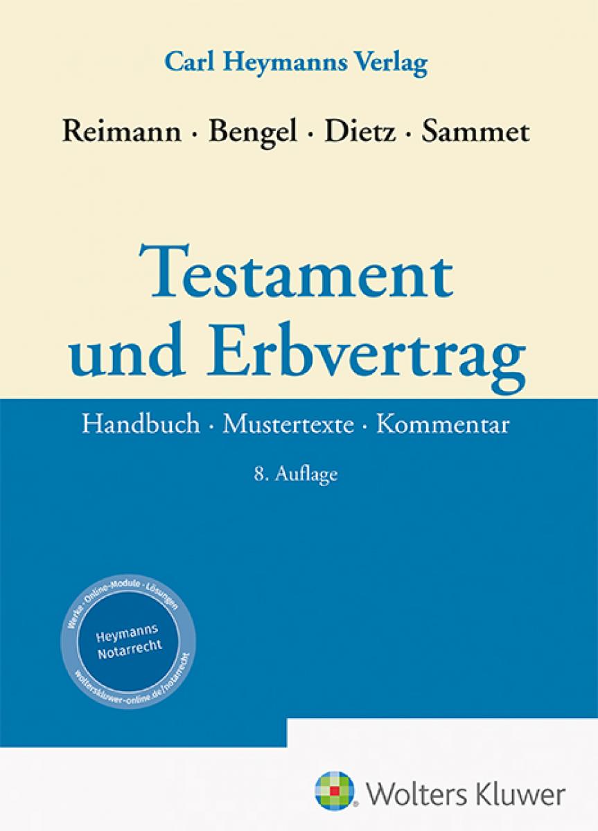 Testament und Erbvertrag |  Reimann