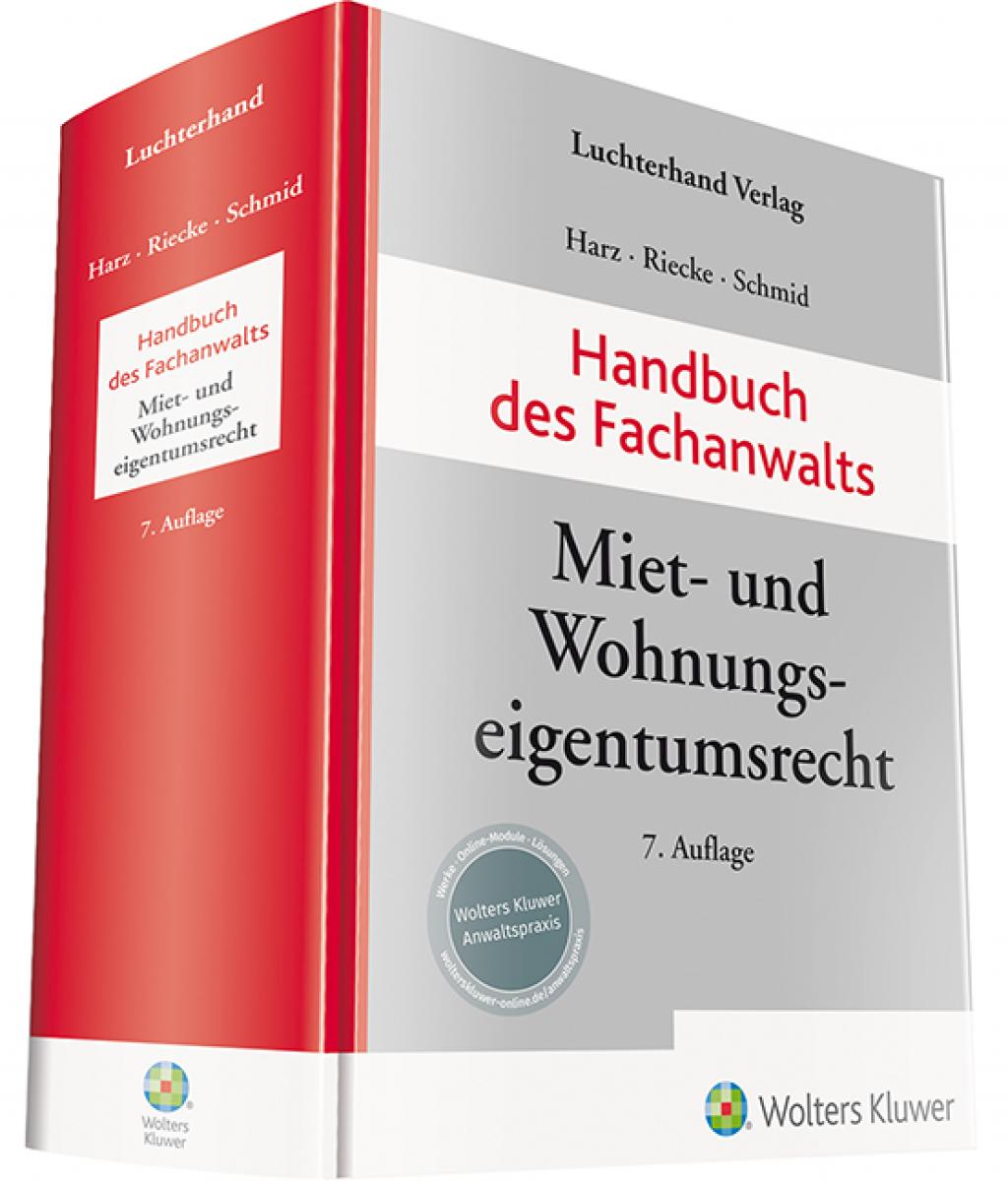 Handbuch des Fachanwalts Miet- und Wohnungseigentumsrecht | Harz