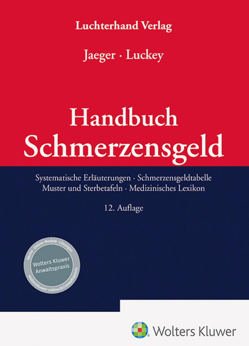 Handbuch Schmerzensgeld | Jaeger
