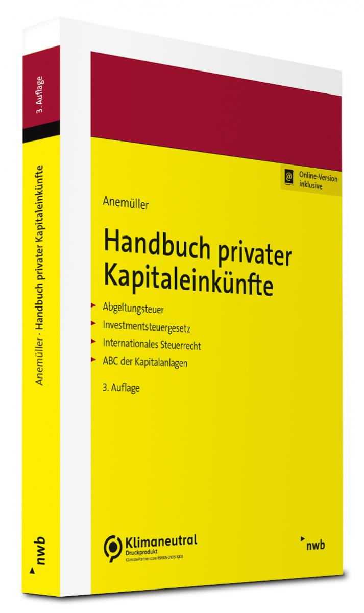 Handbuch privater Kapitaleinkünfte | Anemüller