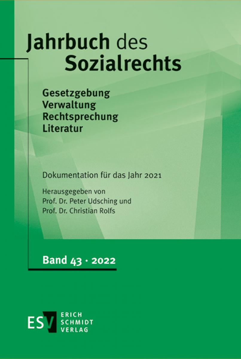 Jahrbuch des Sozialrechts - Dokumentation für das Jahr 2021 | Udsching