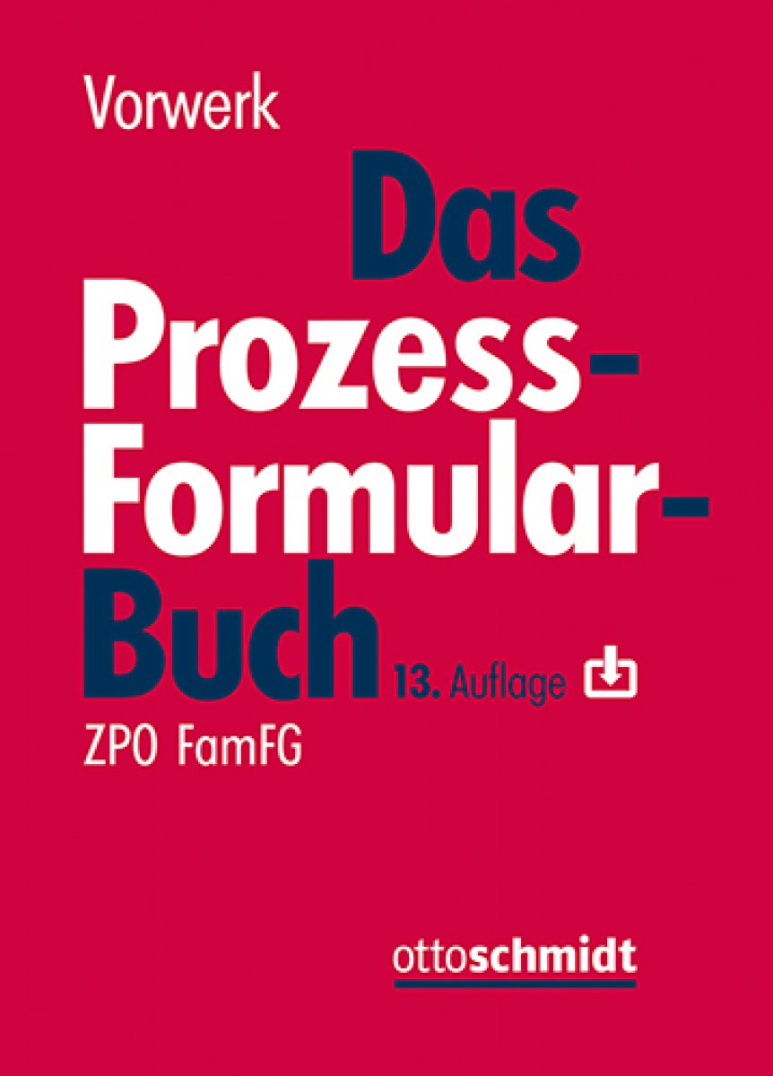 Das Prozessformularbuch | Vorwerk