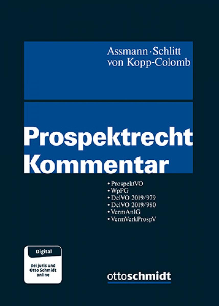 Prospektrecht Kommentar | Assmann