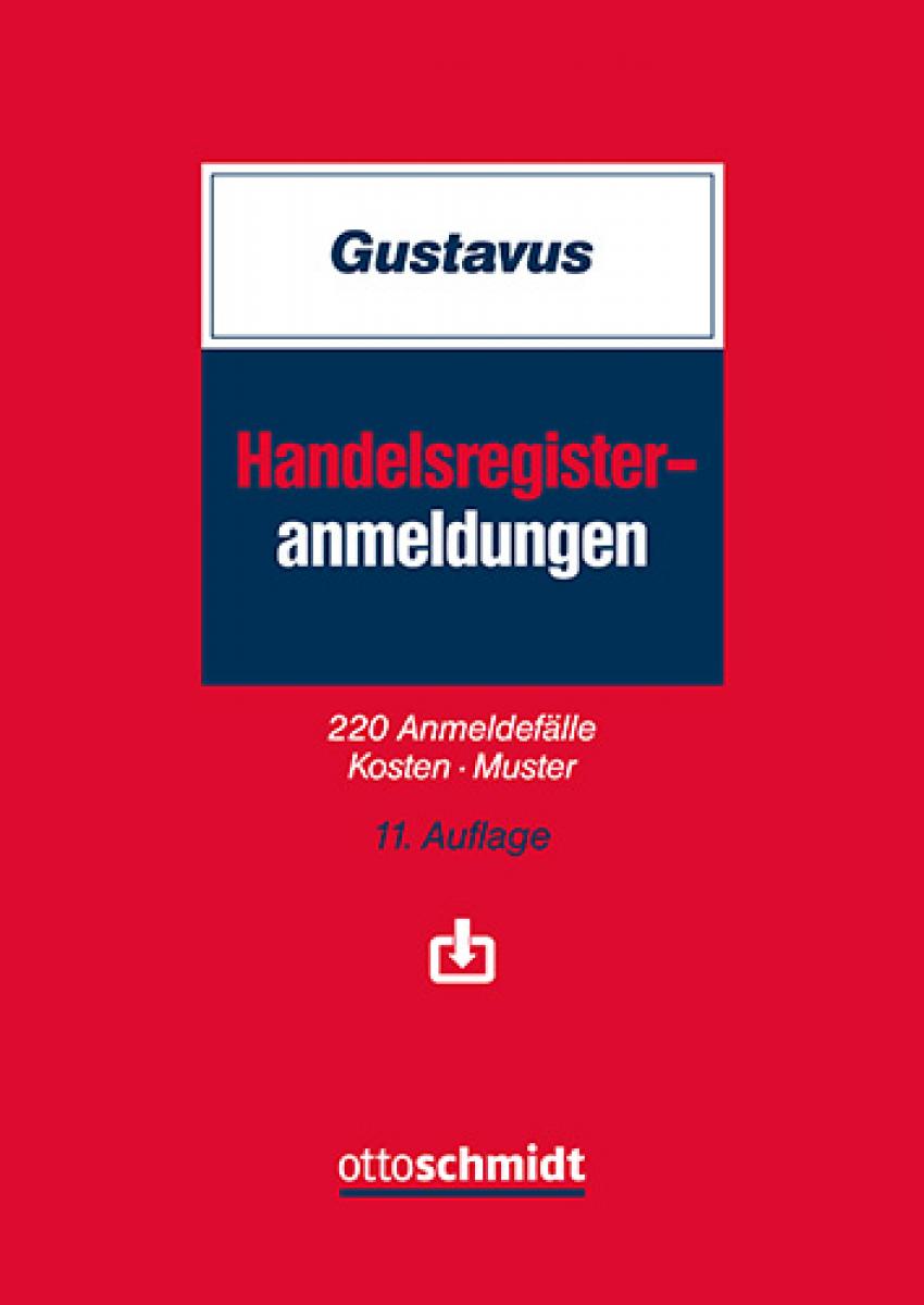 Handelsregister - Anmeldungen | Gustavus