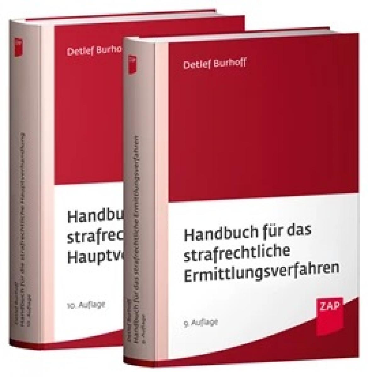 Paket Handbuch für das strafrechliche Ermittlungsverfahren und Handbuch für die strafrechtliche Hauptverhandlung | Burhoff