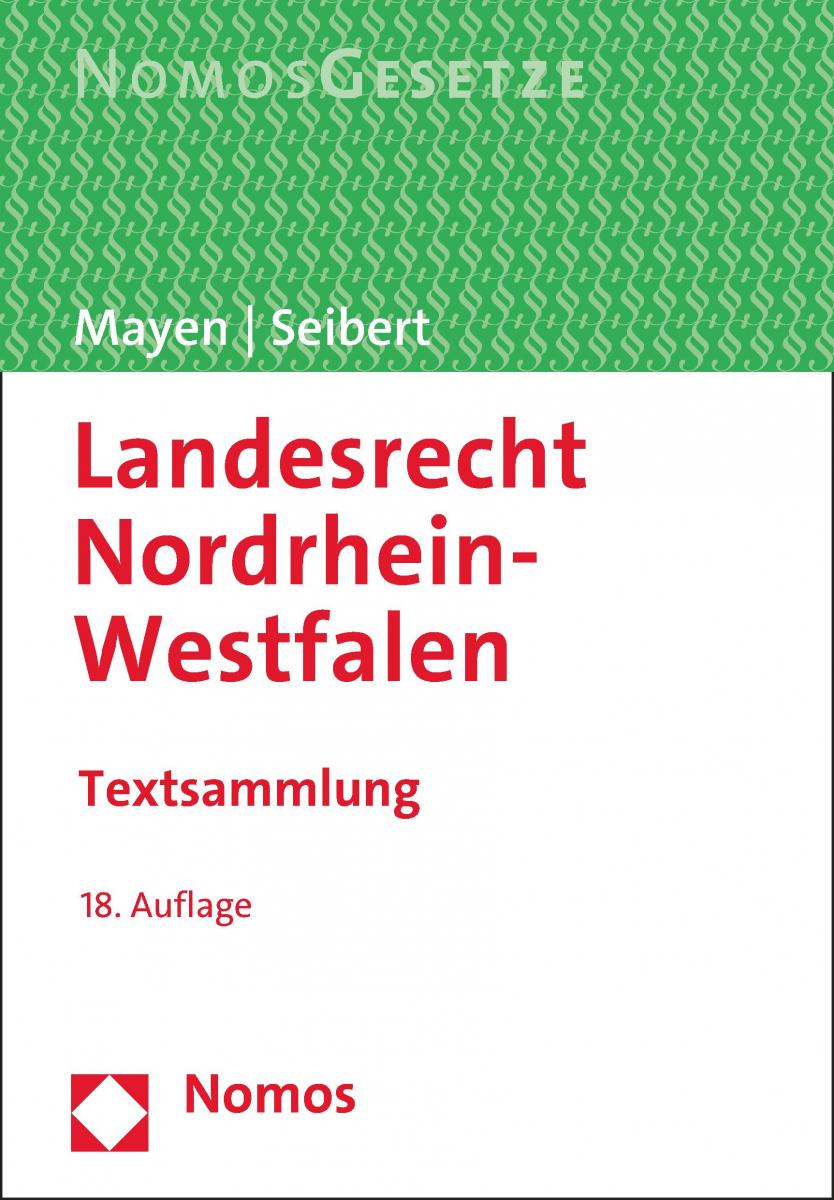 Landesrecht Nordrhein-Westfalen - Textsammlung | Mayen