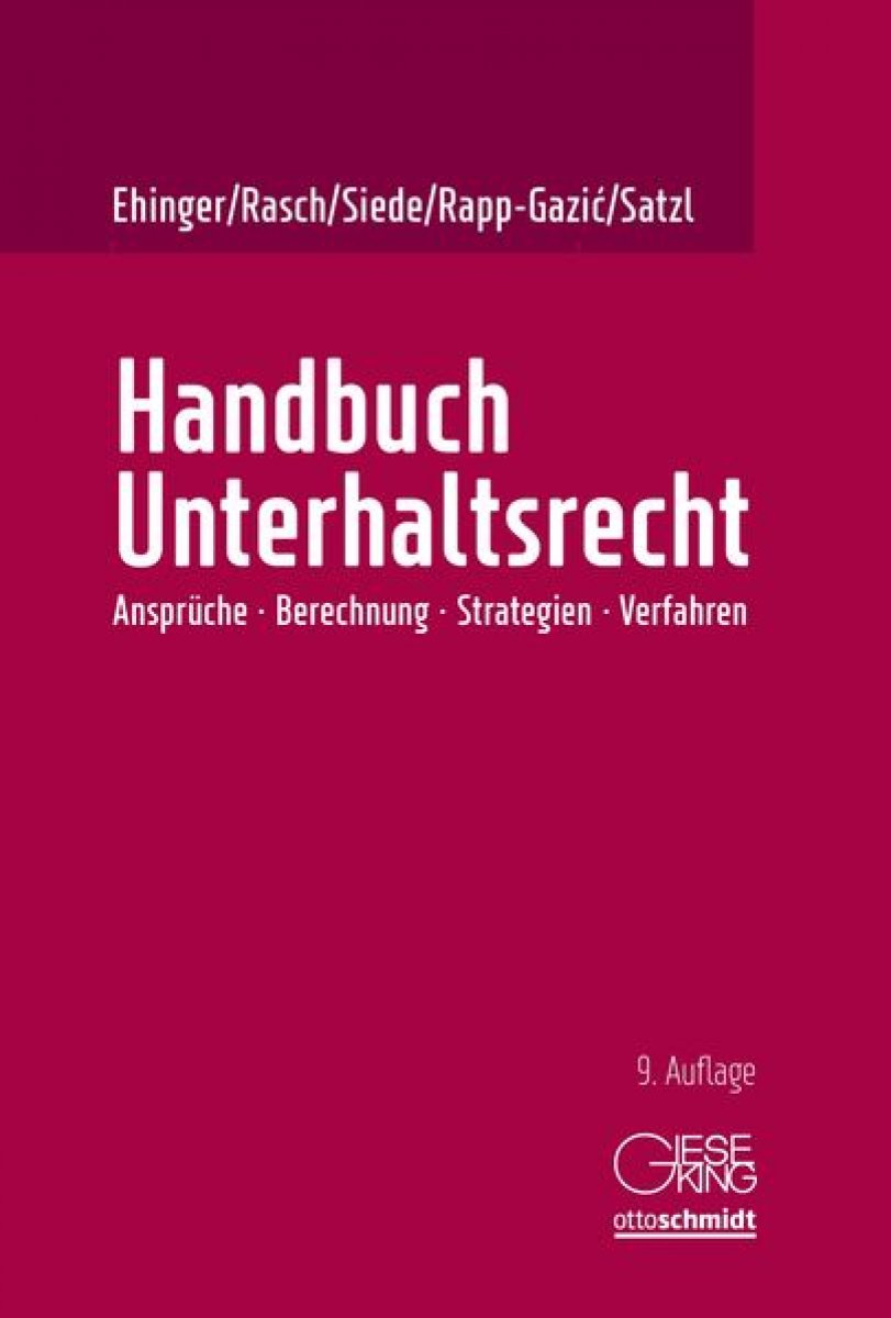 Handbuch Unterhaltsrecht | Ehinger