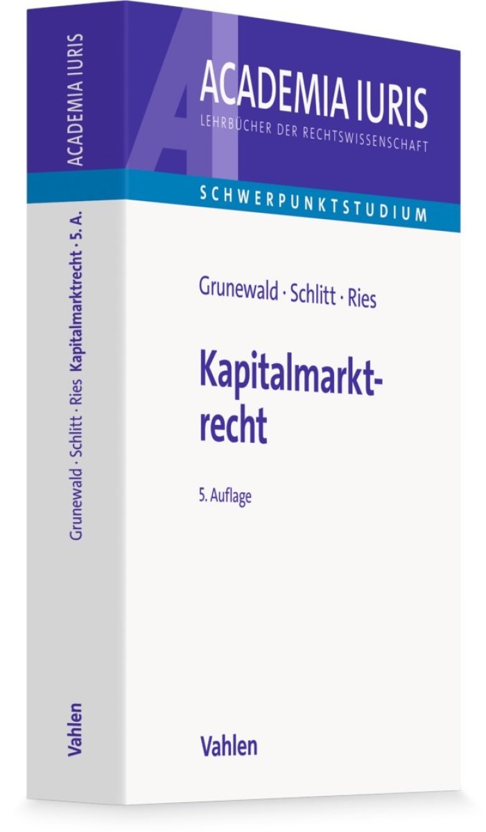 Einführung in das Kapitalmarktrecht | Grunewald