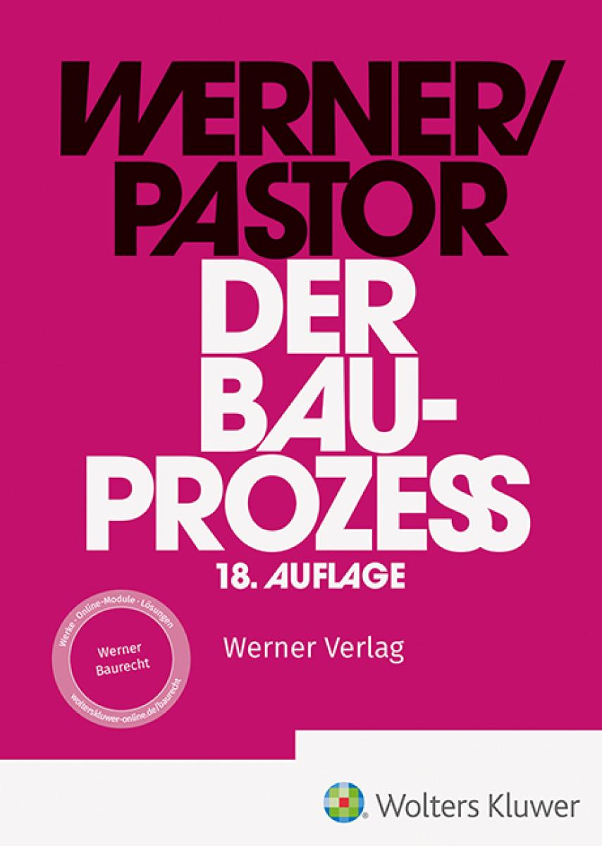 Der Bauprozess | Werner/Pastor