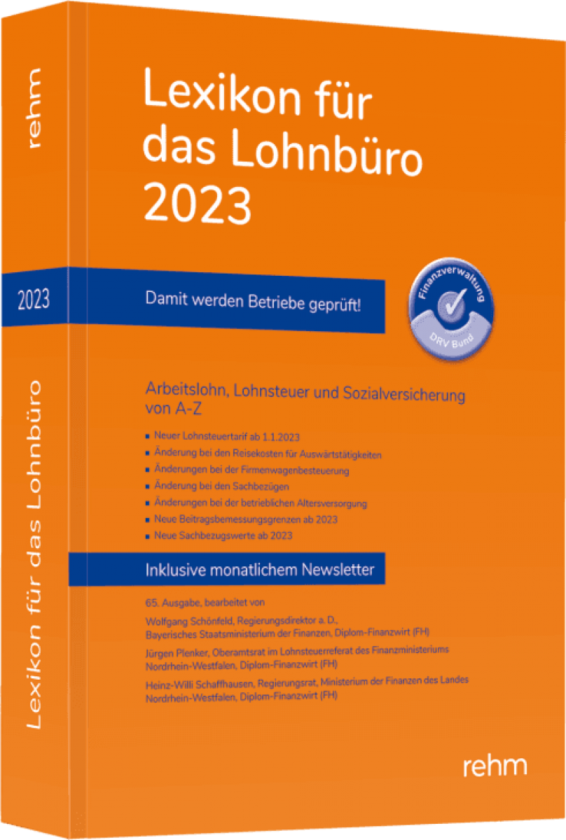 Lexikon für das Lohnbüro 2023 | Schönfeld