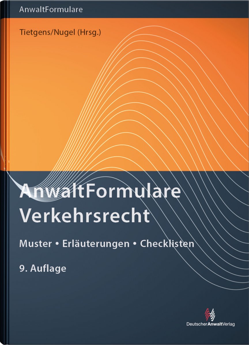 AnwaltFormulare Verkehrsrecht | Tietgens
