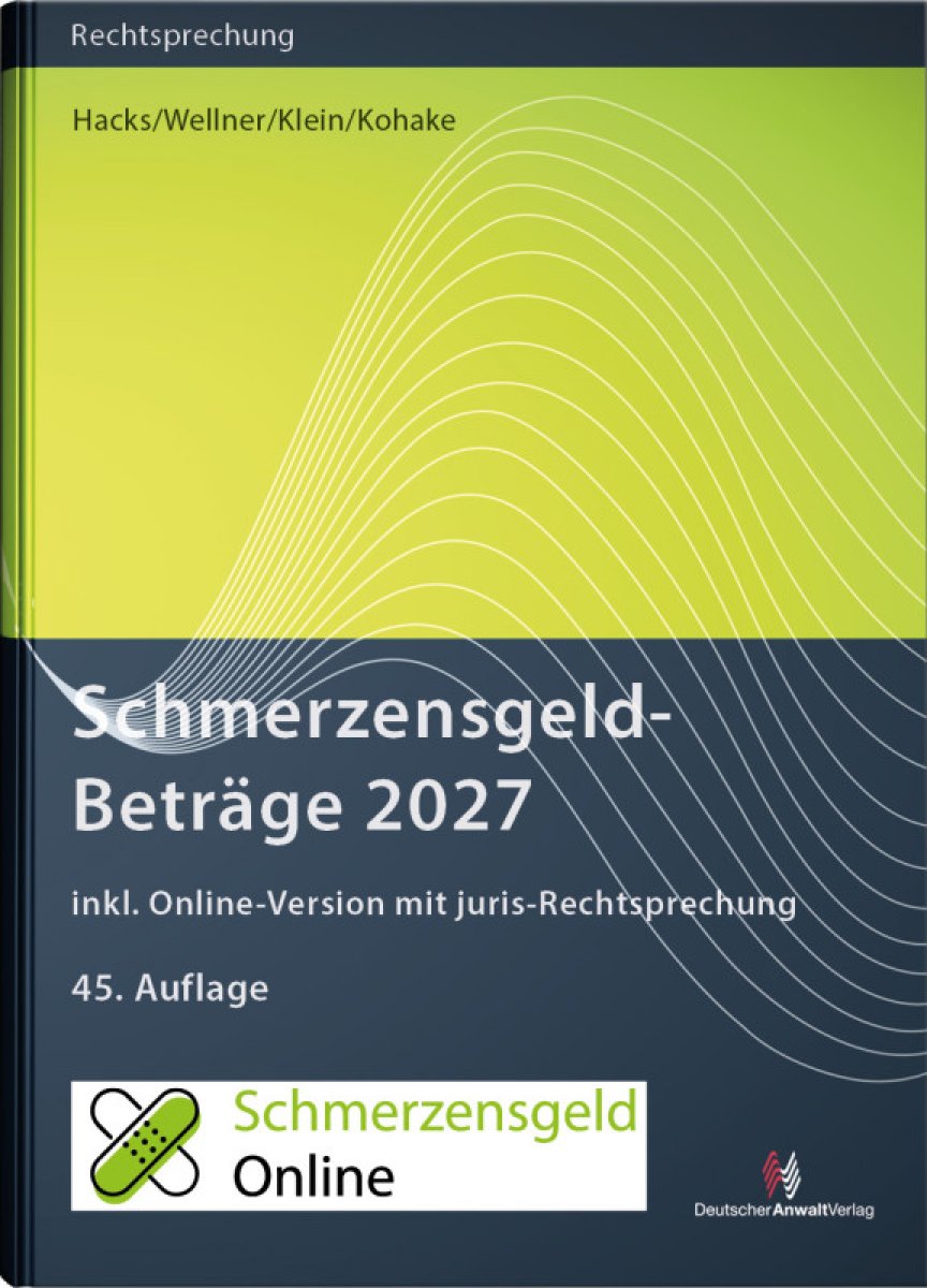 Hacks Schmerzensgeld-Beträge 2025 | Tabelle