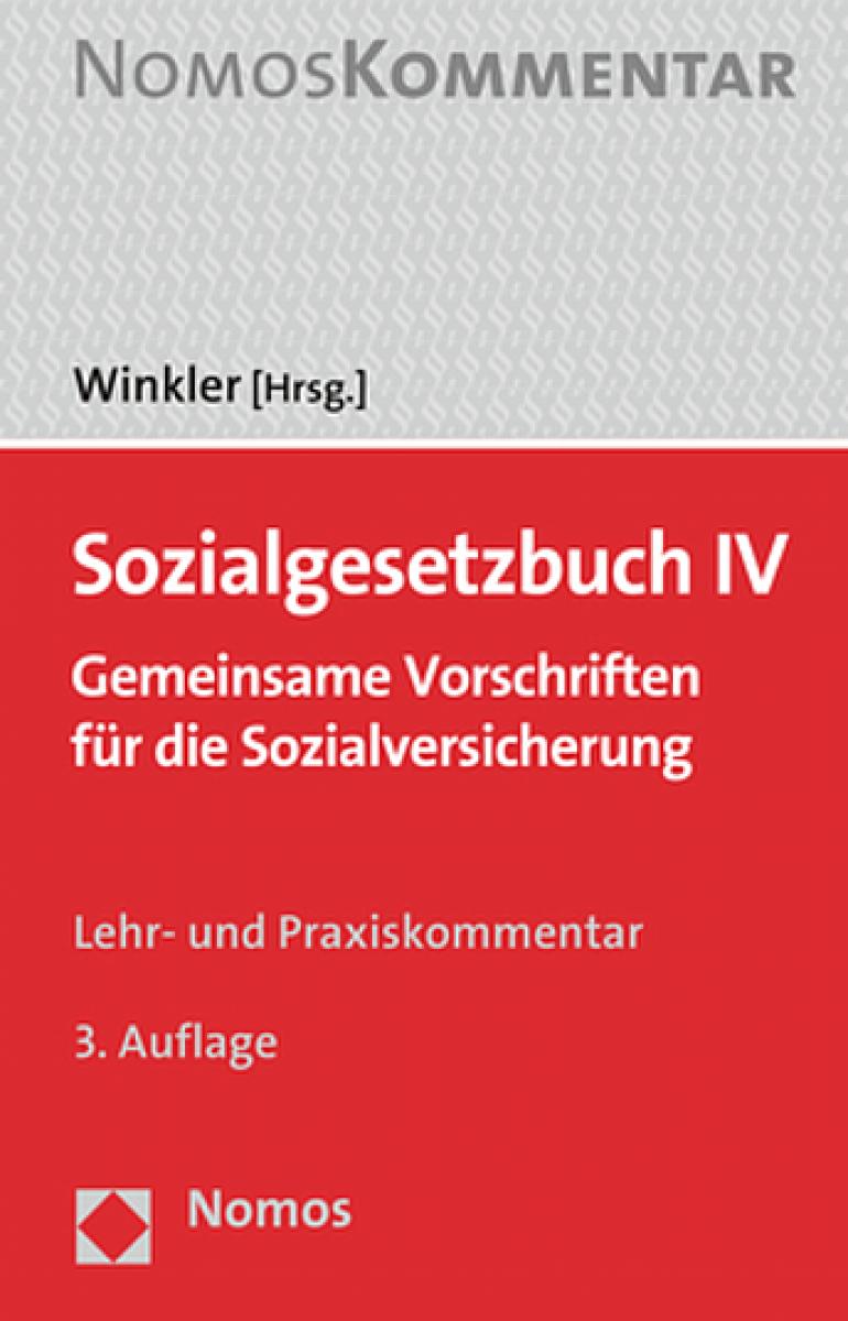 Sozialgesetzbuch IV | Winkler