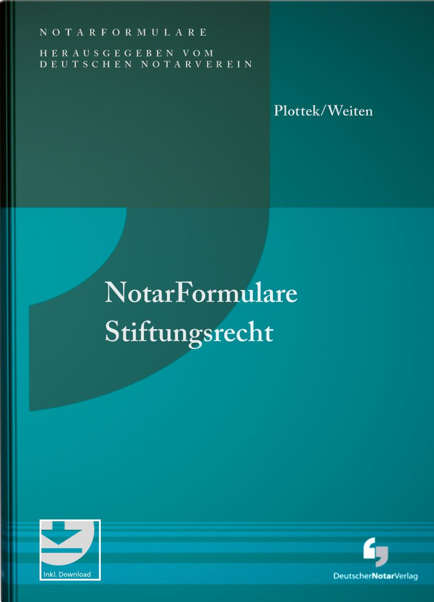 Notarformulare Stiftungsrecht | Plottek