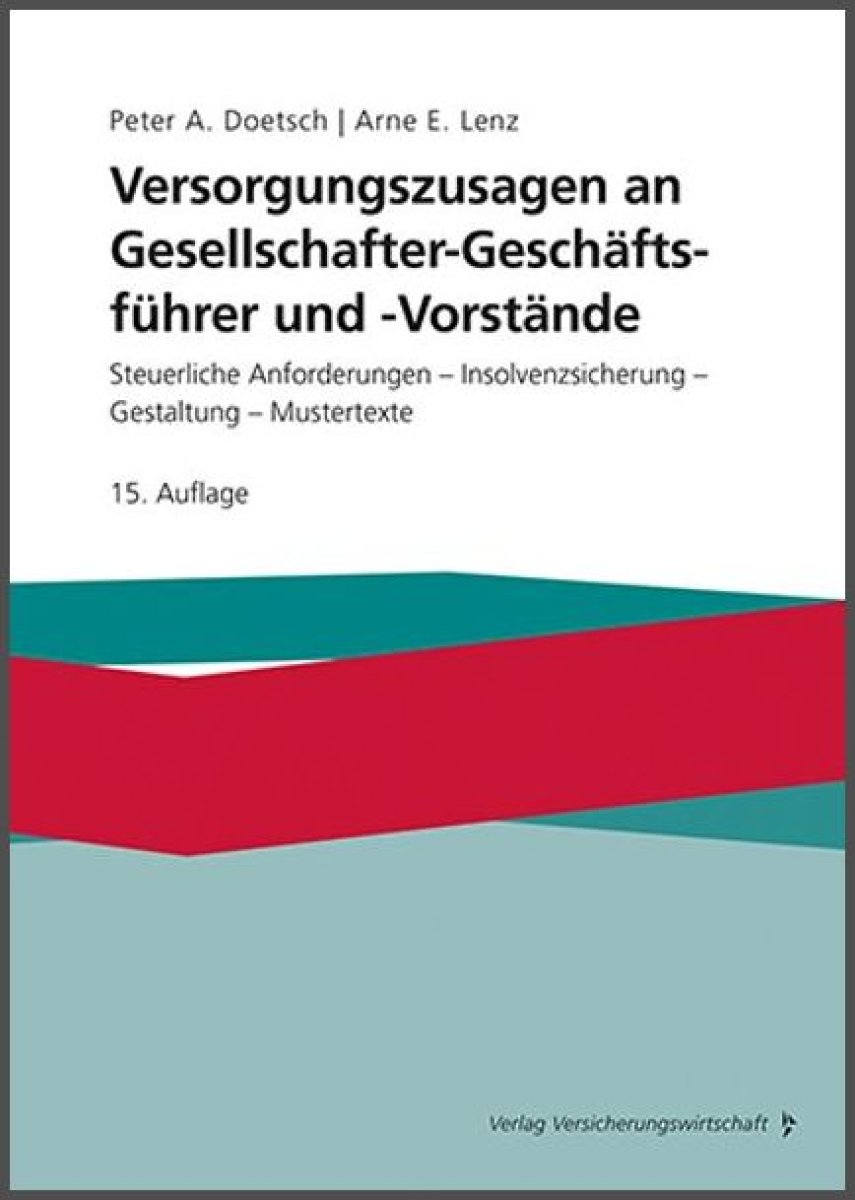 Versorgungszusagen an Gesellschafter-Geschäftsführer und -Vorstände | Doetsch