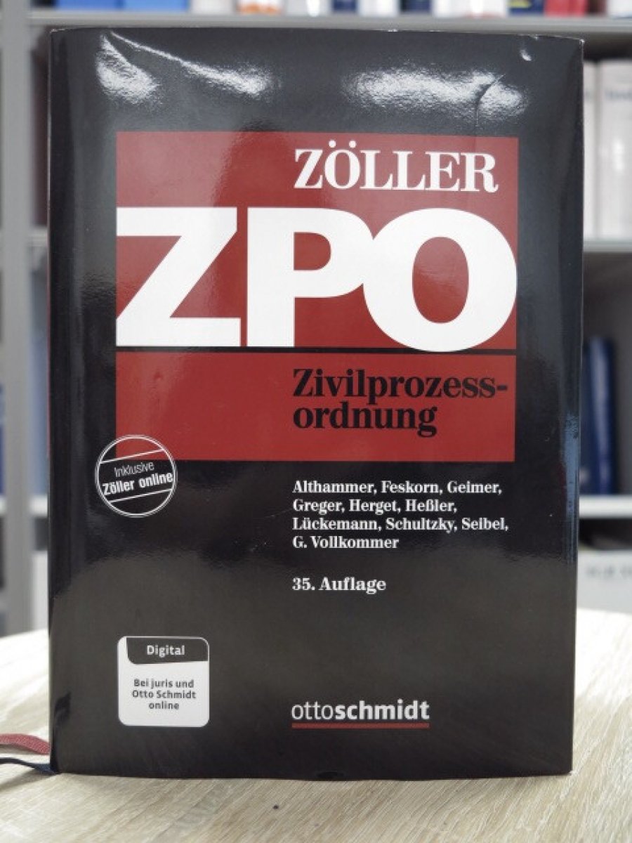 VORAUFLAGE - Zöller ZPO Kommentar 2024 (Gebrauchtes Exemplar)